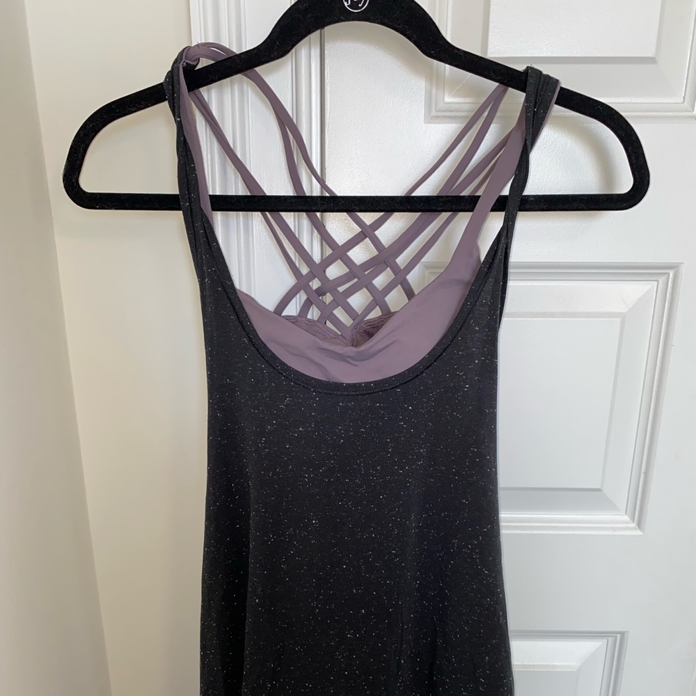 lululemon women’s tank top with sports bra attached